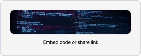 Share or Embed